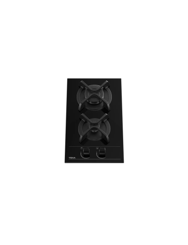 Teka Placa Gas GBC 32000 KLN 30cm 2 Quemadores Cristal Negro Natural