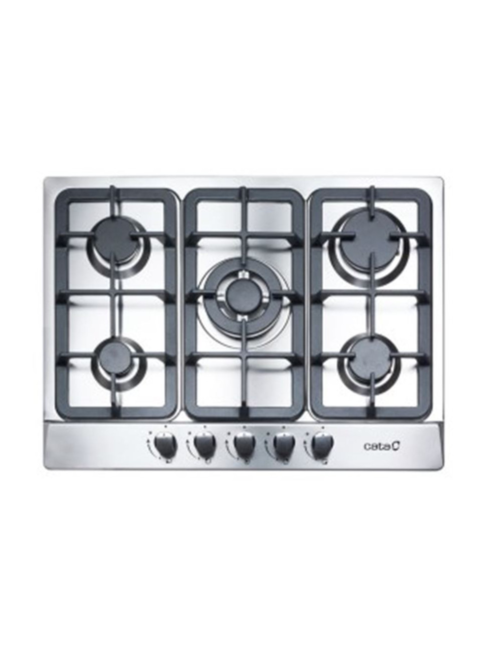 Encimera Cata LGI 7041 X Gas Inox 68cm 5 Zonas Clase A
