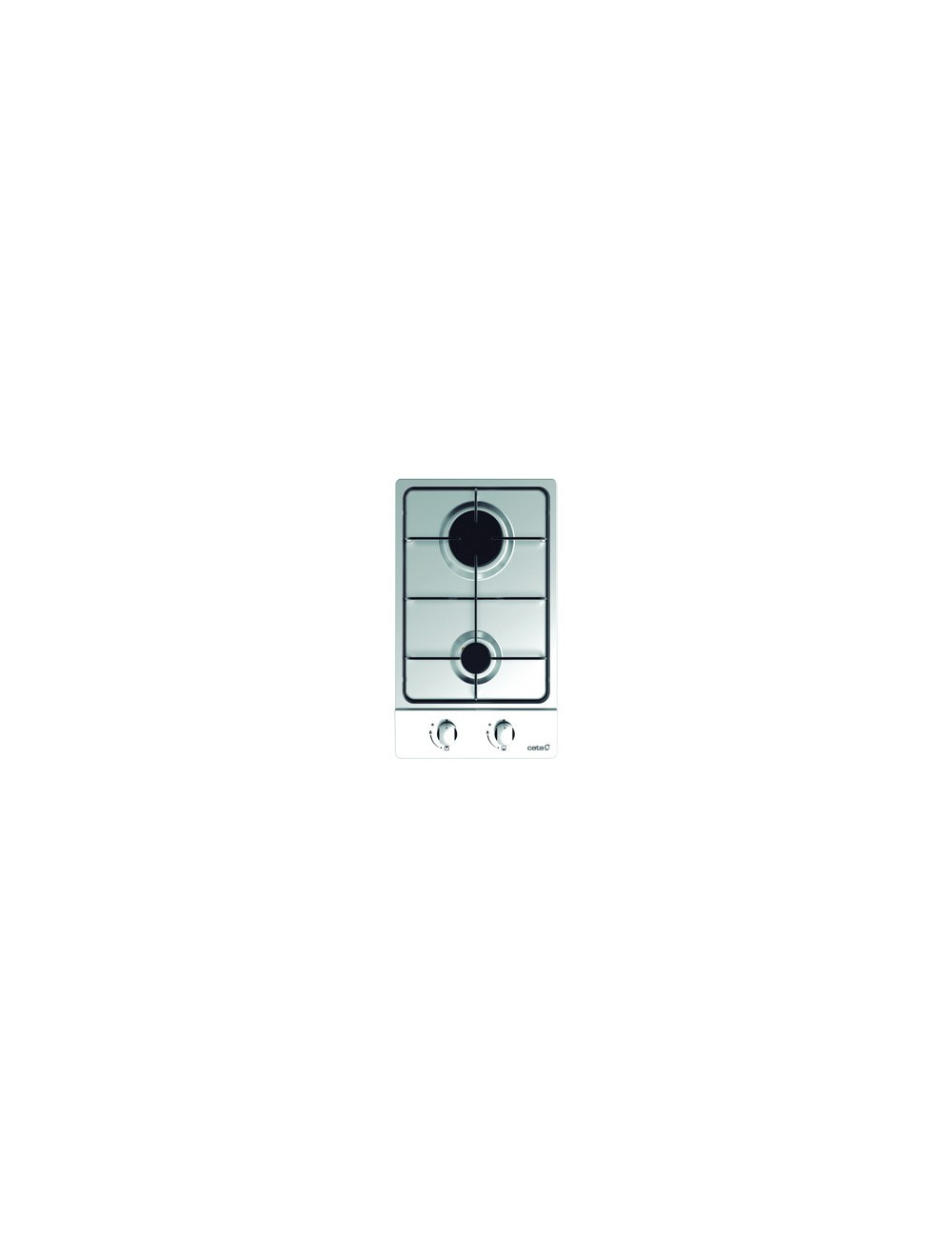 Cata Placa Gas GI 3002 X 2 Zonas Inox Rapid y Auxiliar 30cm Clase A Cata Placa Gas GI 3002 X 2 Zonas Inox Rapid y Auxiliar 30cm Clase A