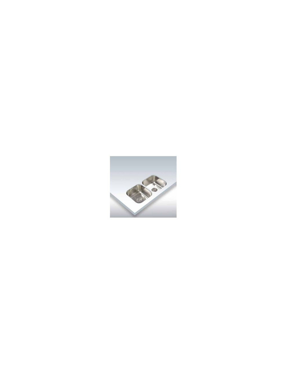 Cata Fregadero CB-2 Inox 2 Cubetas Bajo Encimera 90cm Acero AISI 304