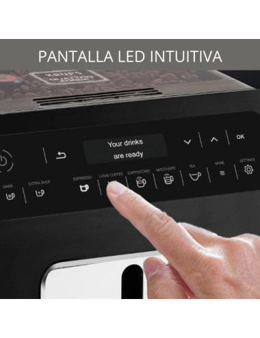 KRUPS CAFETERA EA890810 SUPERAUTOMATICA DIGITAL KRUPS CAFETERA EA890810 SUPERAUTOMATICA DIGITAL