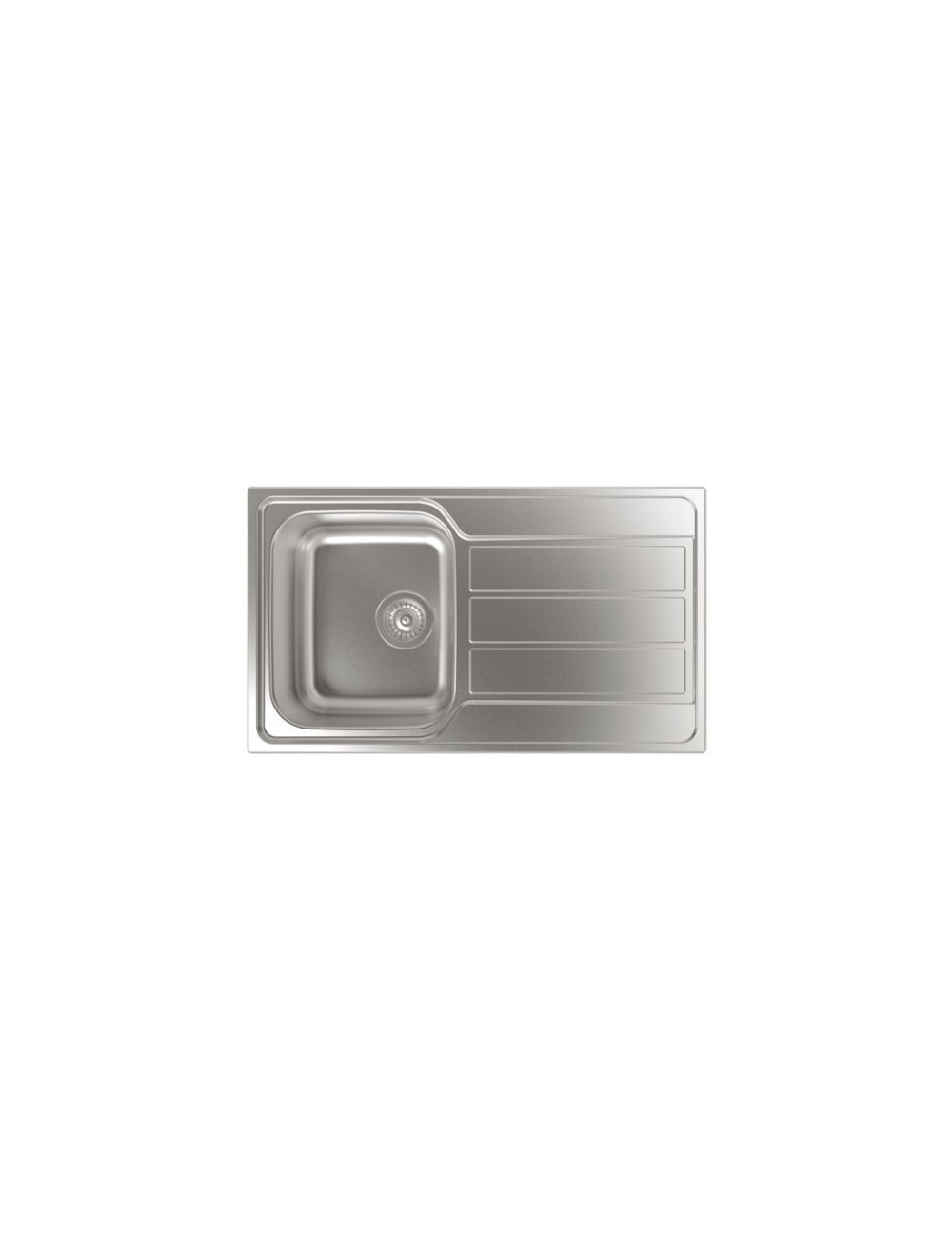 Cata Fregadero CDP-1 ED Sobre Encimera Inox 1 Cubeta + Escurridor Derecha 86×50 Cata Fregadero CDP-1 ED Sobre Encimera Inox 1 Cubeta + Escurridor Derecha 86×50