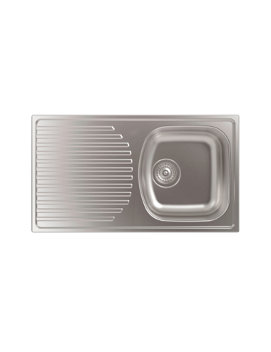 Cata Fregadero CDS-1 Inox 1 Cubeta + Escurridor 76x43,5x15 cm