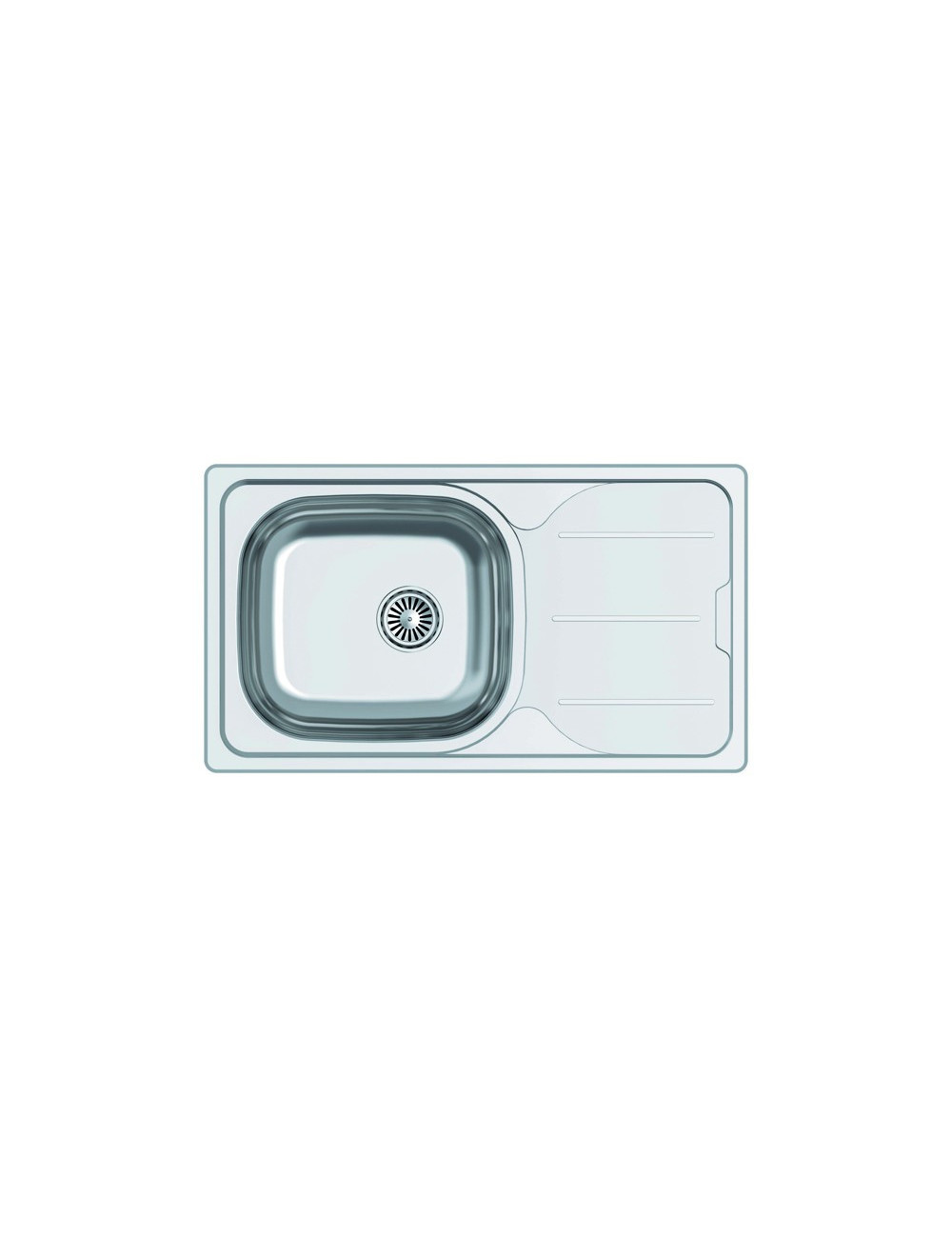 Cata Fregadero CDP-1 ED 86x50cm Inox Escurridor Derecha Mueble 45cm Cata Fregadero CDP-1 ED 86x50cm Inox Escurridor Derecha Mueble 45cm