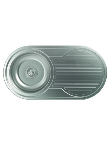 Cata Fregadero RD-1 1 cubeta + Escurridor Inox 900×470×150 mm AISI 304