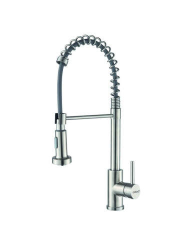 Cata Grifo XPB Monomando Acero Inox 51cm Giratorio Extraíble Función Ducha