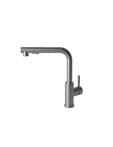 Cata Grifo XSE Monomando Caño Alto Extraíble Inox 360° Función Ducha