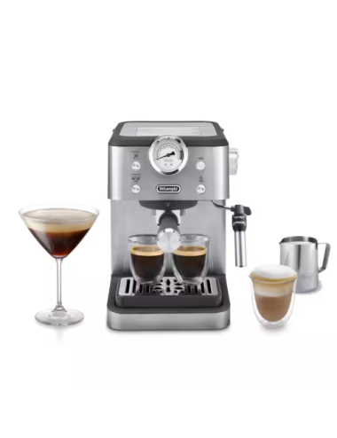DELONGUI CAFETERA EM-450M INOX MAMOMETRO 15 Bar. 350w.