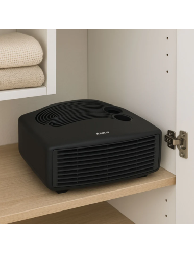 TAURUS CALEFACTOR TROPICANO 3000 W 2 potencias NEGRO 30m2 (FH3000) TAURUS CALEFACTOR TROPICANO 3000 W 2 potencias NEGRO 30m2 (FH3000)