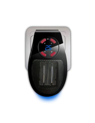 TAURUS CALEFACTOR TROPICANO PLUG HEATHER CERAMICO 500W POTATIL DIGITAL ENCHUFE
