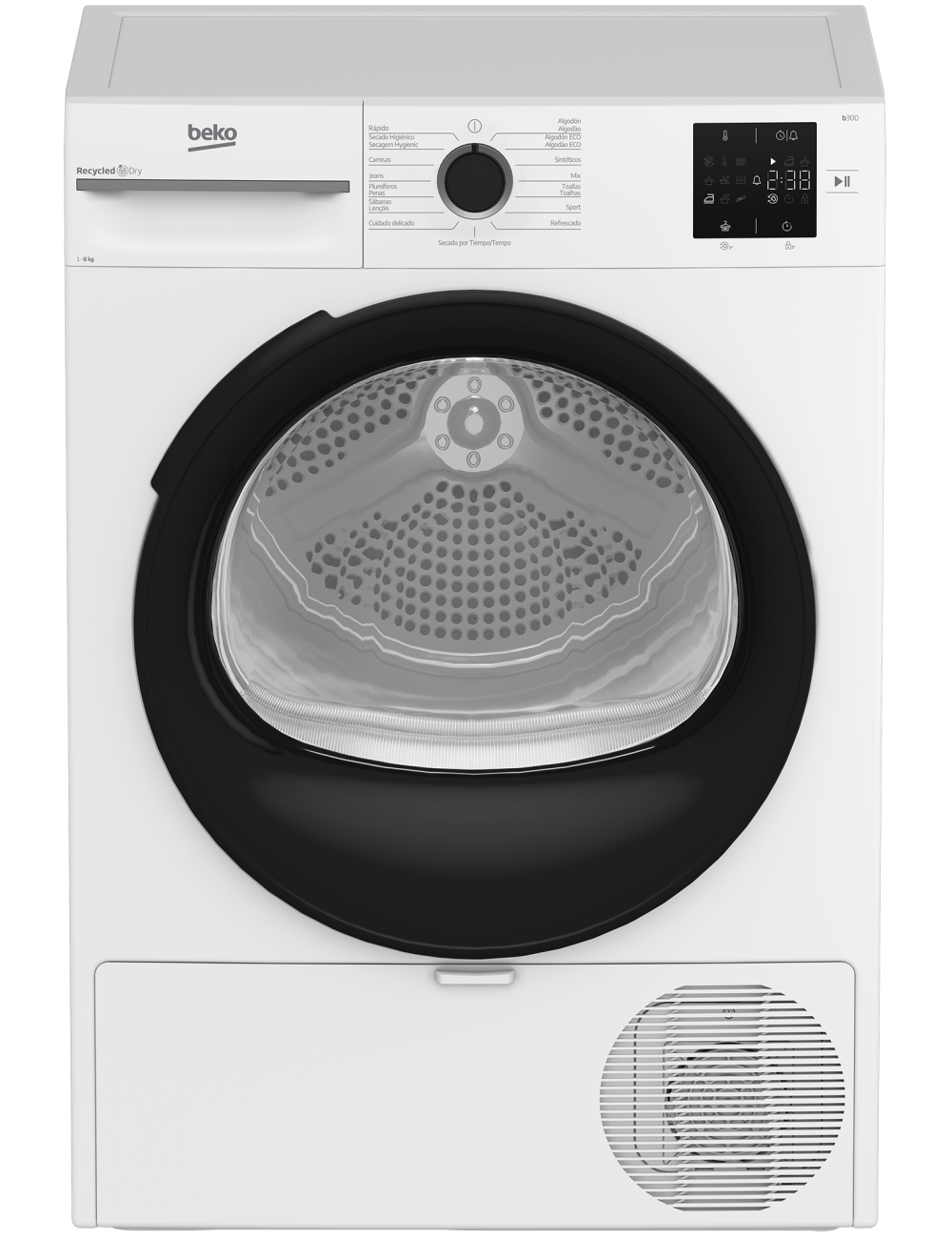 BEKO SECADORA BM3T38230WB 8KG BOMBA CALOR CLASE A++/D