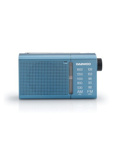 DAEWOO RADIO PORTATIL DW-1036 ANALOGICA ALTAVOZ INTEGRADO AZUL