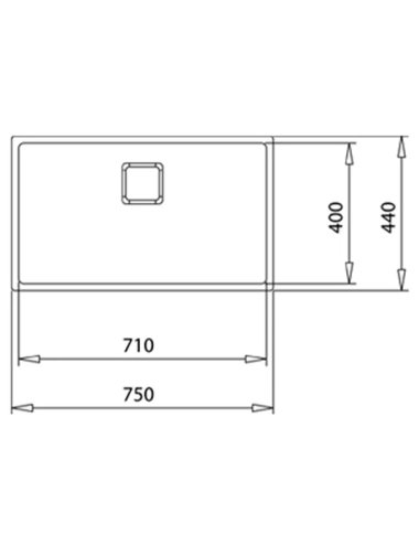 Teka Fregadero FlexLinea RS15 71.40 PureClean Inox 1 Cubeta 80cm SilentSmart