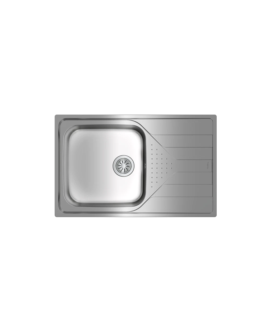 Teka Fregadero Universe 45 T-XP 1C 1E Inox 1 cubeta + Escurridor Izquierda 45 cm