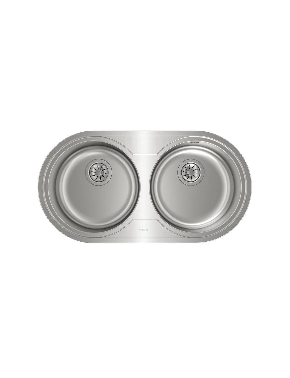 Teka Fregadero DR-80 2C Encastre Acero Inox 2 Cubetas 80cm