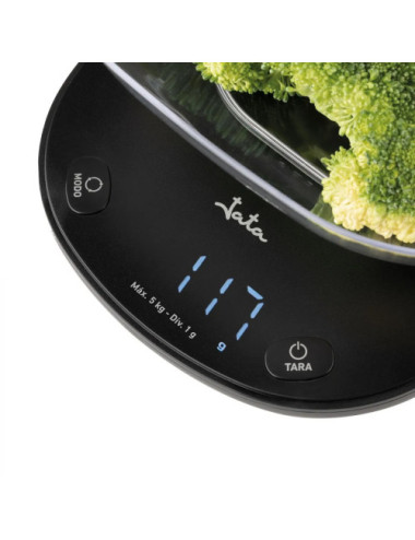 JATA BASCULA HBAL-1709 COCINA BOL NEGRA
