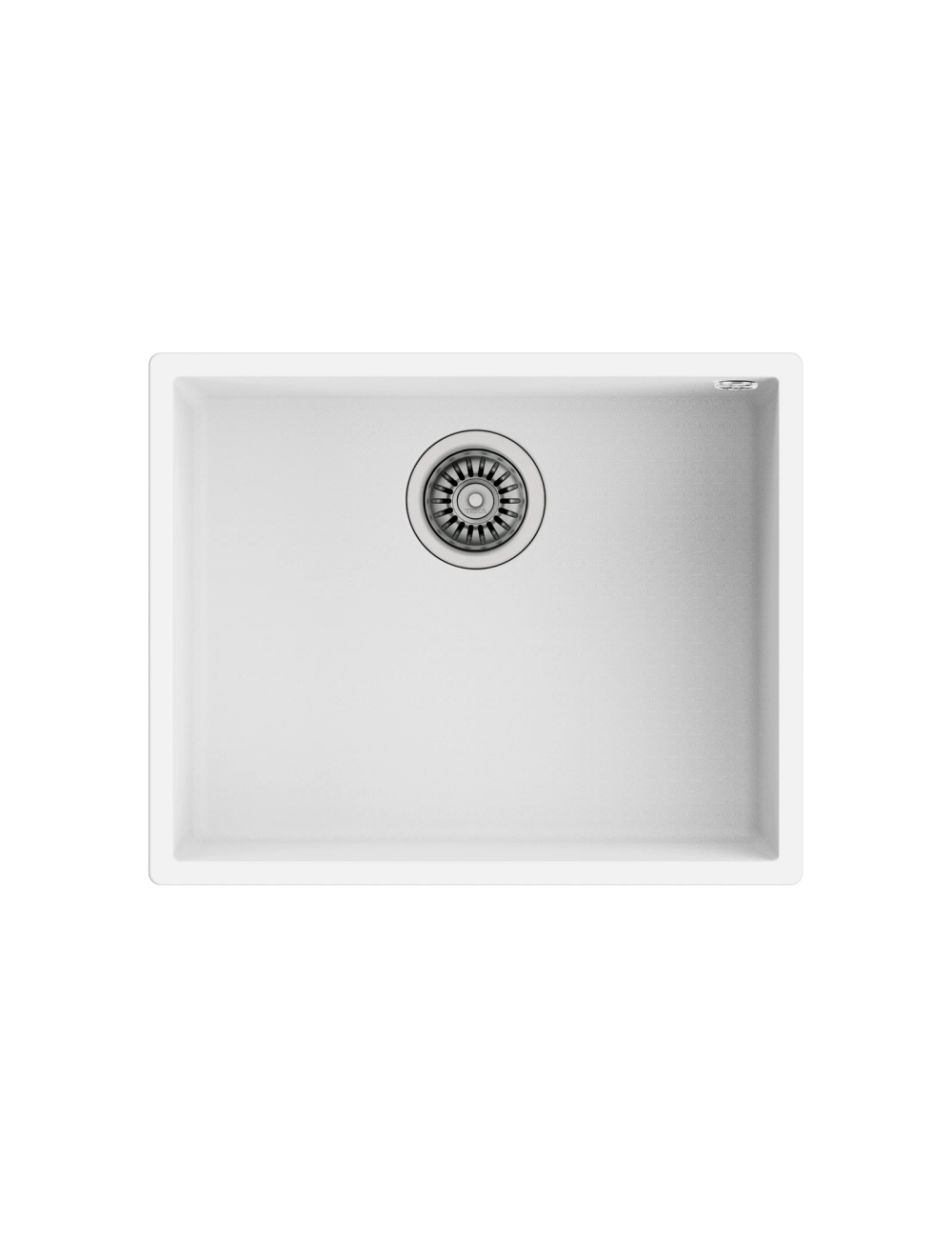 Teka Fregadero Bajo Encimera Square 40.40 TG Granito 1 Cubeta Blanco Ártico