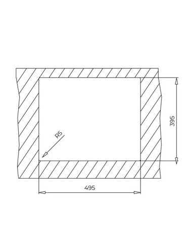 Teka Fregadero Bajo Encimera Square 40.40 TG Granito 1 Cubeta Blanco Ártico