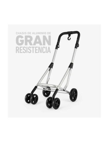 JATA CARRO COMPRA HCAR-2501 4 RUEDAS + BOLSA TERMICA VERDE