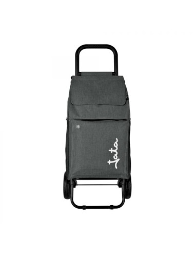 JATA CARRO COMPRA HCAR-2502 4 RUEDAS + BOLSA TERMICA GRIS