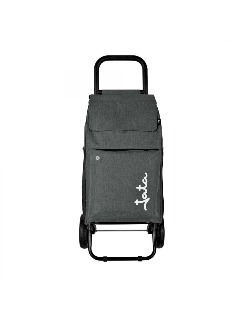 JATA CARRO COMPRA HCAR-2502 4 RUEDAS + BOLSA TERMICA GRIS