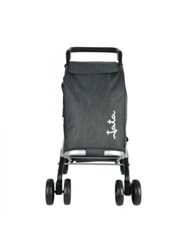 JATA CARRO COMPRA HCAR-2502 4 RUEDAS + BOLSA TERMICA GRIS