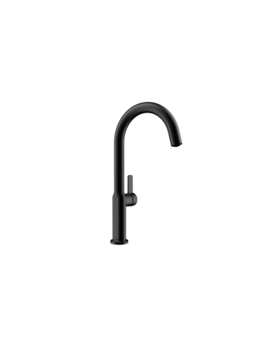 Teka Grifo Oval 915 116030064 Monomando Cocina Negro Caño Alto Clase A