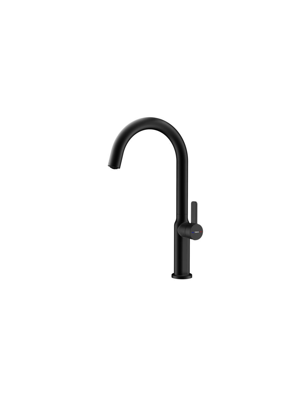 Teka Grifo Oval 915 116030064 Monomando Cocina Negro Caño Alto Clase A