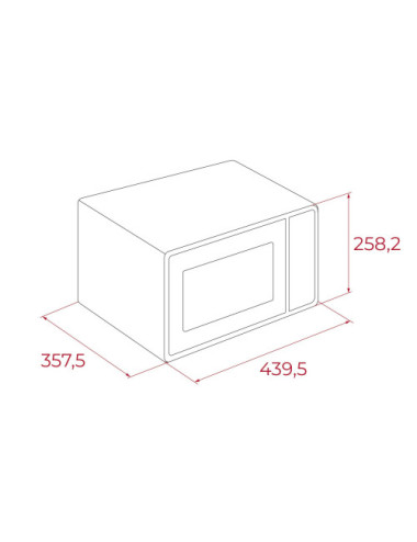 Teka Microondas MW FS20 WH Libre Instalación 20L Mecánico Blanco