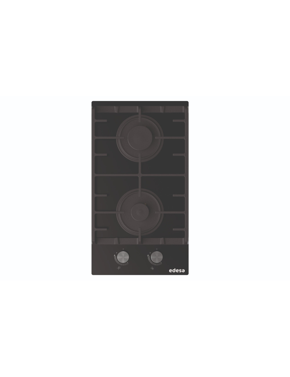 Edesa Placa Gas EGG-3021 TI N 2 Zonas Acero Inox Válvula Seguridad
