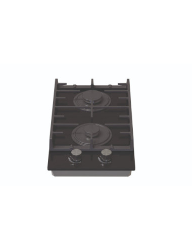 Edesa Placa Gas EGG-3021 TI N 2 Zonas Acero Inox Válvula Seguridad