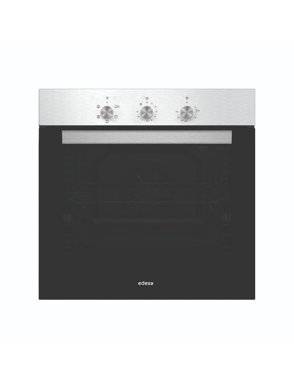 Edesa Horno EOE-5020 X Estático Inox 62L 4 Funciones Aquasmart Clase A