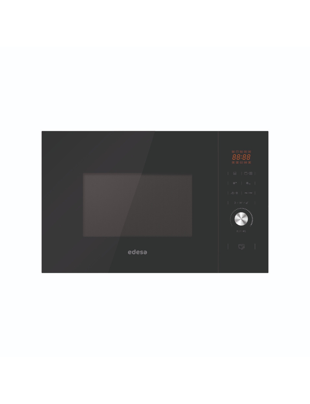 Edesa Microondas EMW-2530-IG BK 25L Grill Inox Incorporable 900W