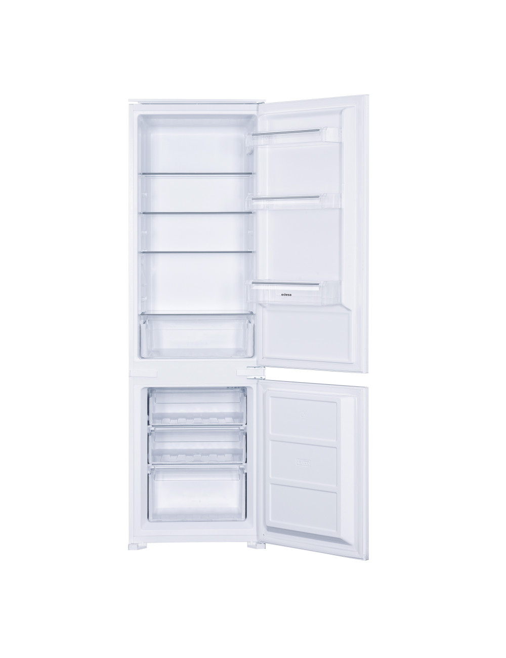 Edesa Frigorífico Combi EFC-1711-I 1,78m Inox 179L Frigorífico 70L Congelador Clase E