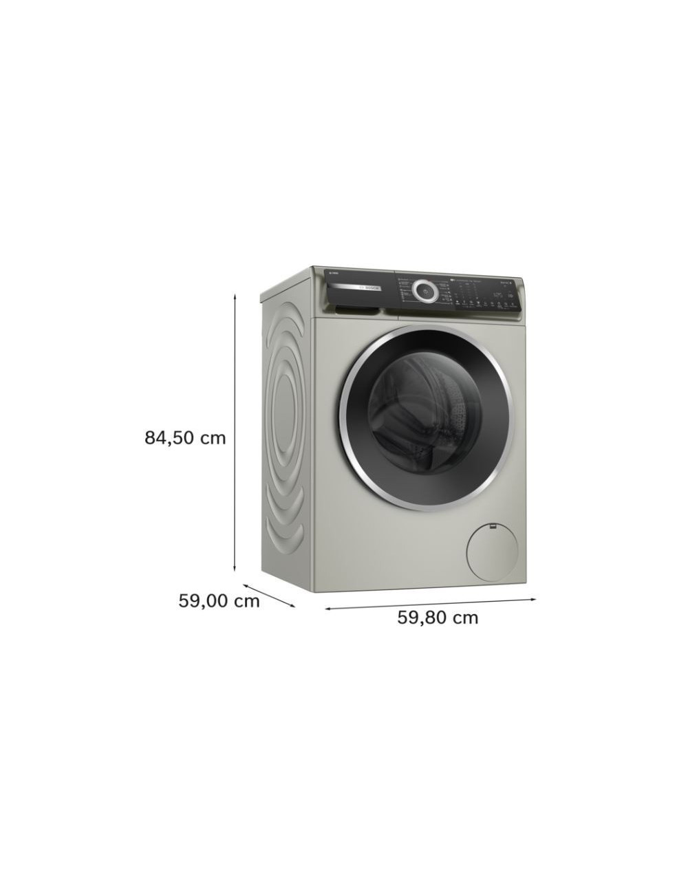 Bosch Lavadora Carga Frontal WGH244AXES 9kg Inox 1400 Rpm i-DOS Home Connect Clase A