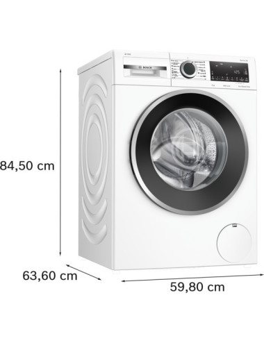 Lavadora Bosch wgh244a0es Lavadora Carga Frontal WGH244A0ES Bosch 9 kg 1400 Rpm i‑DOS Blanca Clase A