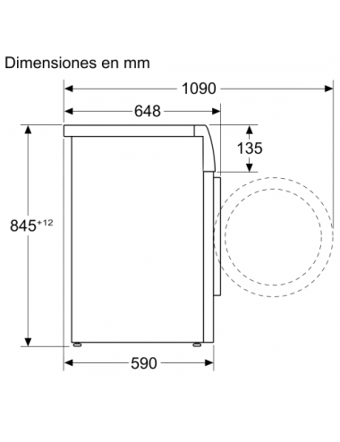 Bosch Lavadora Carga Frontal WGB244A0ES 8kg Blanca 1200 Rpm Clase A-50%