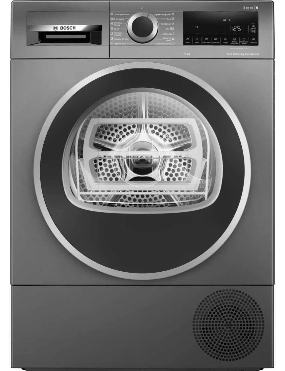 Bosch Secadora WQG245DRES Bomba de Calor 9kg Blanca Clase C