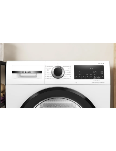 Bosch Secadora WQG245D0ES Bomba de Calor 9kg Blanco AutoDry Clase C