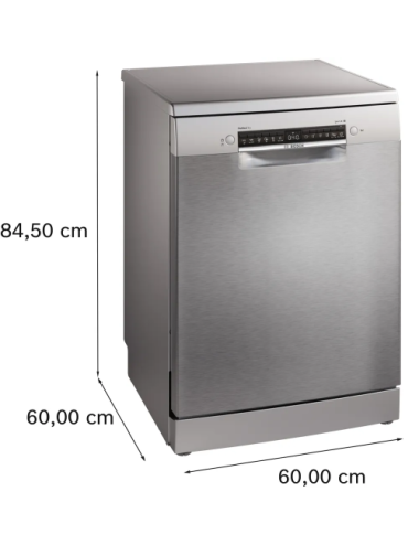 Bosch SMS6ZCI10E Lavavajillas Libre Instalación 14 Juegos Wi‑Fi Inox 60cm 40dB Clase B