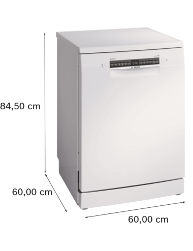 Bosch Lavavajillas SMS4ECW28E Libre Instalación 60 cm 14 Servicios Blanco Clase A