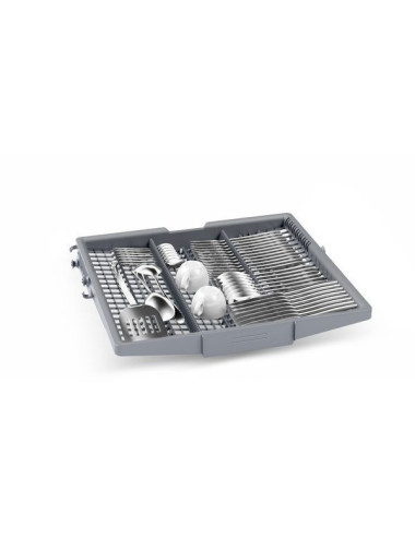 Bosch SMP4ECC72S Lavavajillas Semi‑Integrable 14 Servicios A Acero Negro Anti‑Huellas Home Connect