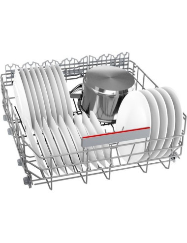 Bosch SMP4ECC72S Lavavajillas Semi‑Integrable 14 Servicios A Acero Negro Anti‑Huellas Home Connect