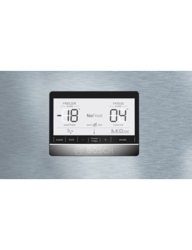 Frigorífico Combi Bosch KGN86AIDR 631L Inox NoFrost VitaFresh D Libre Instalación 186x86cm