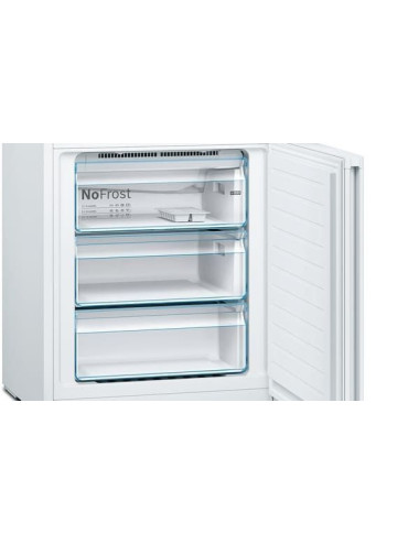 Bosch Frigorífico Combi KGN493WDA Total NoFrost Blanco 438L VitaFresh Clase D
