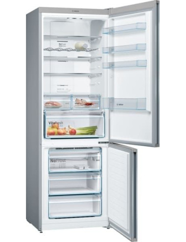 Bosch KGN49XIEA Frigorífico Combi Inox 438L NoFrost Clase E