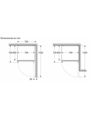 Bosch Frigorífico Combi KGN49OCAF 440L Inox Antracita NoFrost VitaFresh Clase A