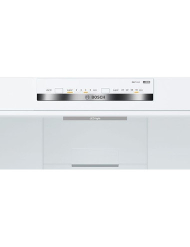Bosch Frigorífico Combi KGN39VWDC 368L NoFrost Blanco 203cm VitaFresh Clase D