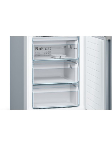 Bosch Frigorífico Combi KGN39VIEB No Frost Inox 368L VitaFresh Clase E