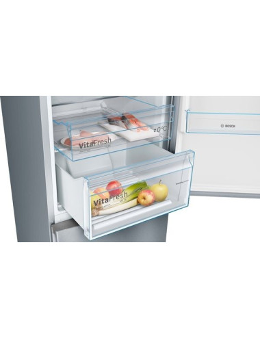 Bosch Frigorífico Combi KGN39VIEB No Frost Inox 368L VitaFresh Clase E